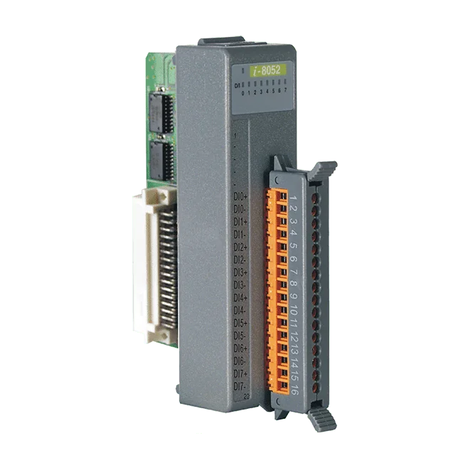I-8052-G 8-ch Isolated Digital Input Module, Wet Contact, Gray Cover