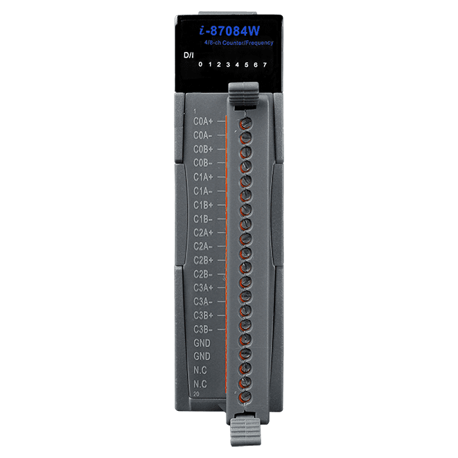 I-87084W-G 4/8-ch Counter/Frequency/Encoder Input Module, up to 1 MHz