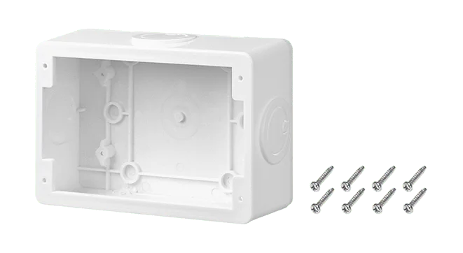 EWB-T43F External Wall Mounting Box for 4.3-inch Unit, Plastic